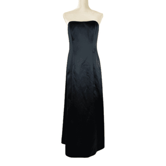David's Bridal women's black gown size 8 - Picture 1 of 4